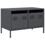 TV stand made of cold-rolled anthracite steel, measuring 68x39x43.5 cm. by , TV Furniture - Ref: Foro24-851234, Price: 68,89 ...