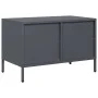 TV stand made of cold-rolled anthracite steel, measuring 68x39x43.5 cm. by , TV Furniture - Ref: Foro24-851234, Price: 68,89 ...