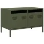 TV-Möbel aus kaltgewalztem Stahl in Olivgrün, 68x39x43,5 cm. von , TV-Möbel - Ref: Foro24-851236, Preis: 68,89 €, Rabatt: %