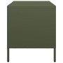 TV-Möbel aus kaltgewalztem Stahl in Olivgrün, 68x39x43,5 cm. von , TV-Möbel - Ref: Foro24-851236, Preis: 69,53 €, Rabatt: %