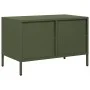TV-Möbel aus kaltgewalztem Stahl in Olivgrün, 68x39x43,5 cm. von , TV-Möbel - Ref: Foro24-851236, Preis: 68,89 €, Rabatt: %