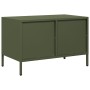 TV-Möbel aus kaltgewalztem Stahl in Olivgrün, 68x39x43,5 cm. von , TV-Möbel - Ref: Foro24-851236, Preis: 69,53 €, Rabatt: %