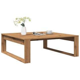 Mitteltisch aus Eichen-Ingenieurholz, handgefertigt, 100x100x35 cm. von , Couchtisch - Ref: Foro24-856691, Preis: 84,70 €, Ra...