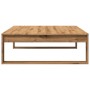 Engineered wood oak artisan coffee table 100x100x35 cm by , Coffee table - Ref: Foro24-856691, Price: 84,70 €, Discount: %