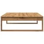 Mesa de centro madera de ingeniería roble artisan 100x100x35 cm de , Mesas de centro - Ref: Foro24-856691, Precio: 82,91 €, D...
