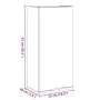 Concrete gray wall-mounted bathroom cabinet 32x20x67 cm by , Closets and storage - Ref: Foro24-856936, Price: 37,38 €, Discou...