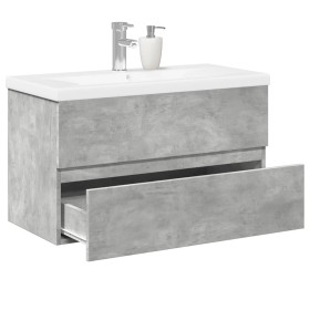 Badezimmermöbel-Set, 2-teilig, aus grauem Beton-Sperrholz. von , Badezimmermöbel - Ref: Foro24-3324909, Preis: 195,42 €, Raba...