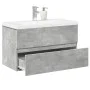 Badezimmermöbel-Set, 2-teilig, aus grauem Beton-Sperrholz. von , Badezimmermöbel - Ref: Foro24-3324909, Preis: 194,92 €, Raba...