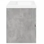 Bathroom furniture set, 2 pieces, gray plywood concrete by , Bathroom furniture - Ref: Foro24-3324909, Price: 187,55 €, Disco...