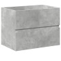 Badezimmermöbel-Set, 2-teilig, aus grauem Beton-Sperrholz. von , Badezimmermöbel - Ref: Foro24-3324909, Preis: 195,42 €, Raba...