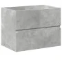 Bathroom furniture set, 2 pieces, gray plywood concrete by , Bathroom furniture - Ref: Foro24-3324909, Price: 187,55 €, Disco...