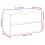 Badezimmermöbel-Set, 2-teilig, aus grauem Beton-Sperrholz. von , Badezimmermöbel - Ref: Foro24-3324909, Preis: 195,42 €, Raba...