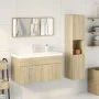 3-teiliges Badezimmermöbelset aus Eichenholz-Sonoma-Sperrholz. von , Badezimmermöbel - Ref: Foro24-3324994, Preis: 116,77 €, ...