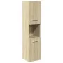 3-piece bathroom furniture set made of Sonoma oak plywood. by , Bathroom furniture - Ref: Foro24-3324994, Price: 118,81 €, Di...