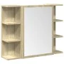 Set de muebles de baño 3 pzas madera contrachapada roble Sonoma de , Muebles de baño - Ref: Foro24-3324975, Precio: 151,01 €,...