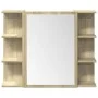 Set de muebles de baño 3 pzas madera contrachapada roble Sonoma de , Muebles de baño - Ref: Foro24-3324975, Precio: 151,01 €,...