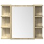 Set de muebles de baño 3 pzas madera contrachapada roble Sonoma de , Muebles de baño - Ref: Foro24-3324975, Precio: 153,96 €,...