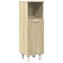 Set de muebles de baño 3 pzas madera contrachapada roble Sonoma de , Muebles de baño - Ref: Foro24-3324975, Precio: 153,96 €,...
