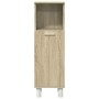 Set de muebles de baño 3 pzas madera contrachapada roble Sonoma de , Muebles de baño - Ref: Foro24-3324975, Precio: 153,96 €,...