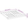 Solid acacia wood square table top 40x40x2 cm by , Table tops - Ref: Foro24-4004252, Price: 25,97 €, Discount: %