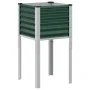 Jardinera de acero verde oliva 45x45x88 cm de , Maceteros y jardineras - Ref: Foro24-4008963, Precio: 41,19 €, Descuento: %