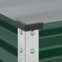 Olive green steel planter 45x45x88 cm by , Pots and planters - Ref: Foro24-4008963, Price: 41,83 €, Discount: %