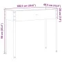 Rusted steel planter 100.5x40.5x90 cm by , Pots and planters - Ref: Foro24-4008961, Price: 47,31 €, Discount: %