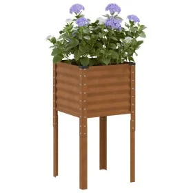 Pflanzgefäß aus rostfreiem Stahl, 45x45x88 cm. von , Töpfe und Pflanzgefäße - Ref: Foro24-4008968, Preis: 31,05 €, Rabatt: %