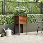 Jardinera de acero oxidado 45x45x88 cm de , Maceteros y jardineras - Ref: Foro24-4008968, Precio: 30,48 €, Descuento: %