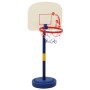 Canasta de baloncesto ajustable con pelota y bomba 90/121 cm de , Pelota de baloncesto de juguete - Ref: Foro24-4016327, Prec...