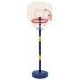 Canasta de baloncesto ajustable con pelota y bomba 90/121 cm de , Pelota de baloncesto de juguete - Ref: Foro24-4016327, Prec...