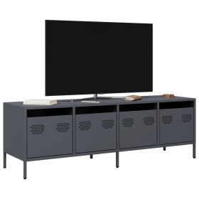 TV-Möbel aus kaltgewalztem Stahl in Anthrazit 135x39x43,5 cm von , TV-Möbel - Ref: Foro24-851306, Preis: 156,68 €, Rabatt: %