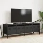 Mueble para TV acero laminado en frío negro 135x39x43,5 cm de , Muebles TV - Ref: Foro24-851304, Precio: 108,22 €, Descuento: %