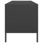 TV-Möbel aus schwarzem kaltgewalztem Stahl, 135x39x43,5 cm. von , TV-Möbel - Ref: Foro24-851304, Preis: 109,21 €, Rabatt: %