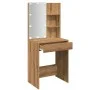 Dresser with LED lights oak artisan 60x40x140 cm by , Tables - Ref: Foro24-857000, Price: 117,87 €, Discount: %