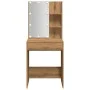 Dresser with LED lights oak artisan 60x40x140 cm by , Tables - Ref: Foro24-857000, Price: 117,87 €, Discount: %