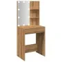 Dresser with LED lights oak artisan 60x40x140 cm by , Tables - Ref: Foro24-857000, Price: 117,87 €, Discount: %