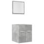 Badezimmermöbel-Set, 2-teilig, aus grauem Beton-Sperrholz. von , Badezimmermöbel - Ref: Foro24-856368, Preis: 50,37 €, Rabatt: %