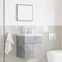 Badezimmermöbel-Set, 2-teilig, aus grauem Beton-Sperrholz. von , Badezimmermöbel - Ref: Foro24-856368, Preis: 50,37 €, Rabatt: %