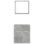 Badezimmermöbel-Set, 2-teilig, aus grauem Beton-Sperrholz. von , Badezimmermöbel - Ref: Foro24-856368, Preis: 50,37 €, Rabatt: %