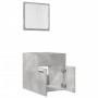 Badezimmermöbel-Set, 2-teilig, aus grauem Beton-Sperrholz. von , Badezimmermöbel - Ref: Foro24-856368, Preis: 50,37 €, Rabatt: %