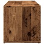 Aged engineered wood shoe bench 105x35x35 cm by , Shoe racks and shoe organizers - Ref: Foro24-856410, Price: 55,83 €, Discou...