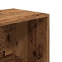 Aged engineered wood shoe bench 105x35x35 cm by , Shoe racks and shoe organizers - Ref: Foro24-856410, Price: 55,83 €, Discou...