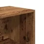 Aged engineered wood shoe bench 105x35x35 cm by , Shoe racks and shoe organizers - Ref: Foro24-856410, Price: 54,93 €, Discou...