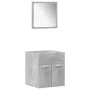 Badezimmermöbel-Set, 5-teilig, aus grauem Beton-Ingenieurholz. von , Badezimmermöbel - Ref: Foro24-3324885, Preis: 221,21 €, ...