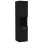 Badezimmerschrank-Set aus schwarzer Holzwerkstoffplatte von , Badezimmermöbel - Ref: Foro24-3070956, Preis: 120,92 €, Rabatt: %