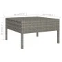 10-teiliges Gartenmöbel-Set und graue synthetische Rattankissen von vidaXL, Gartensets - Ref: Foro24-3056980, Preis: 665,46 €...