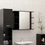 Juego de muebles de baño 4 pzas madera ingeniería negro de vidaXL, Muebles de baño - Ref: Foro24-3056899, Precio: 242,81 €, D...