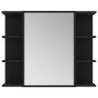 4-teiliges Badezimmermöbel-Set aus Holzwerkstoff schwarz von vidaXL, Badezimmermöbel - Ref: Foro24-3056899, Preis: 243,91 €, ...
