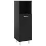 Juego de muebles de baño 4 pzas madera ingeniería negro de vidaXL, Muebles de baño - Ref: Foro24-3056899, Precio: 242,81 €, D...